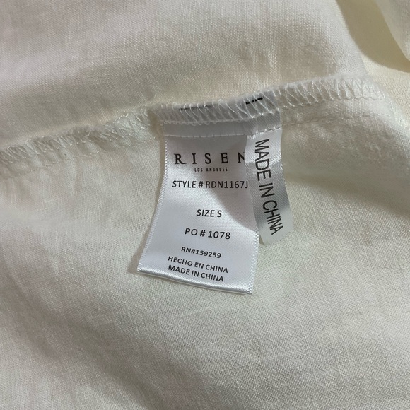 Risen Los Angeles Linen Blend Relaxed Fit Shirt - Picture 9 of 10